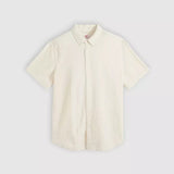 Levi's Short Sleeve Authentic Button-Down Shirt Oatmeal