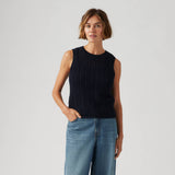 Levi's Sunrise Crochet Tank Anthracite Night In Navy