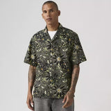 Levi's Sunset Camp Shirt In Hatch Floral Jet Black