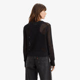Levi's Superbloom Crochet Long-sleeve Top in Black