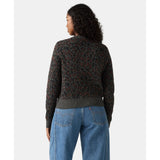 Levi's Tara Wooly Sweater Cardigan In Leopard Black