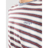 Levi's Tee Red Tab Vintage  Multi-colour In Break Stripe Porridg