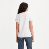 Levi's The Perfect Tee In White In White Batwing Leopard