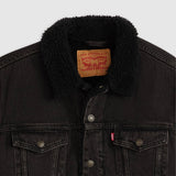 Levi's Type 3 Sherpa Trucker Jacket In Black