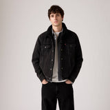 Levi's Type 3 Sherpa Trucker Jacket In Black