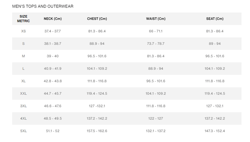 Levi trucker jacket sales men's size chart