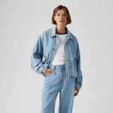 Levi's Women's Janis Utility Jacket in Good Country Days Light Wash