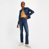 Levis  725™ High Rise Bootcut Jeans In Dark Indigo Blue
