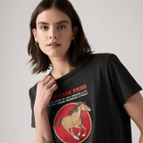 Levis Graphic Boxy Tee with Western Archival Cash Prize N Pirate Black