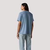 Levis Relaxed Fit Short Sleeve Graphic Tee In Blue