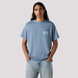 Levis Relaxed Fit Short Sleeve Graphic Tee In Blue