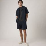 Levis's Chino Authentic Relaxed Lightweight Shorts Cadiz Plaid Navy Swatch Seersucker