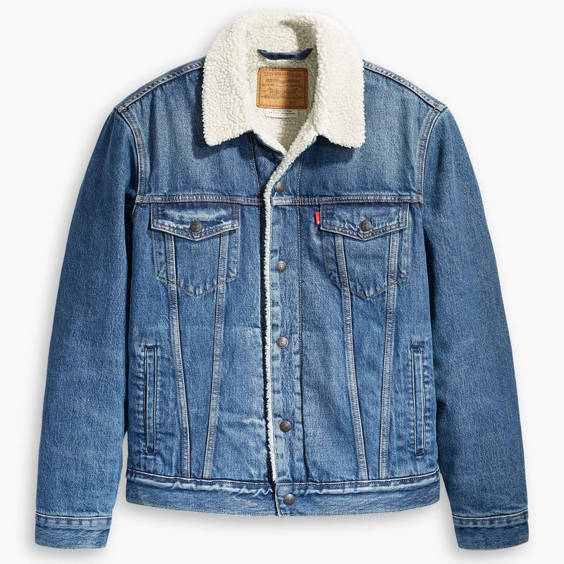 Levis jean jacket deals with sherpa lining