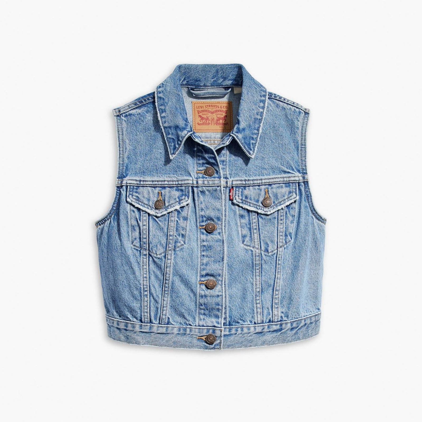 Levi's XS Vest in Old Notes Blue