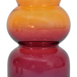 Libra Elise Tropical Sunset Ombre Glass Vase