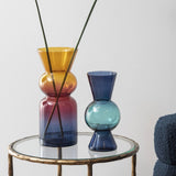 Libra Elise Tropical Sunset Ombre Glass Vase