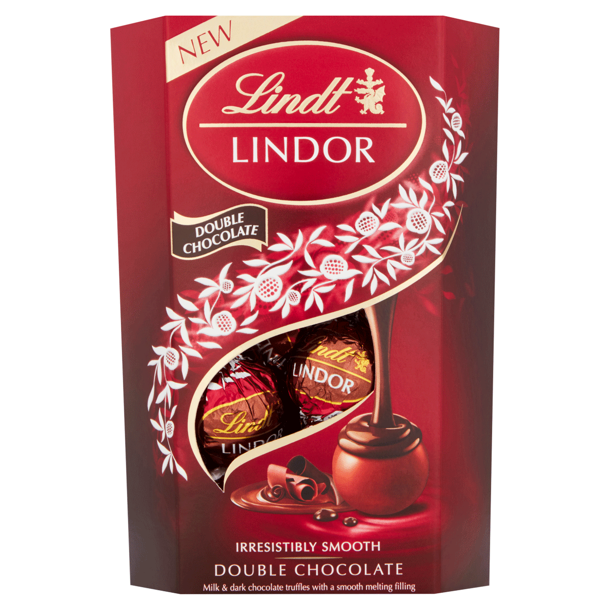 Lindt LINDOR Double Chocolate Truffles 200g