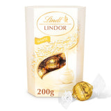 Lindt LINDOR White Chocolate Truffles Box 200g