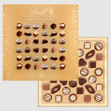 Lindt Mini Pralines Christmas Chocolate Box 180g