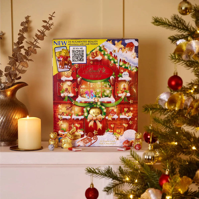 Lindt TEDDY Augmented Reality Advent Calendar 250g Elys Wimbledon