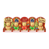 Lindt TEDDY Milk Chocolate 5 Pack Perforation 50g