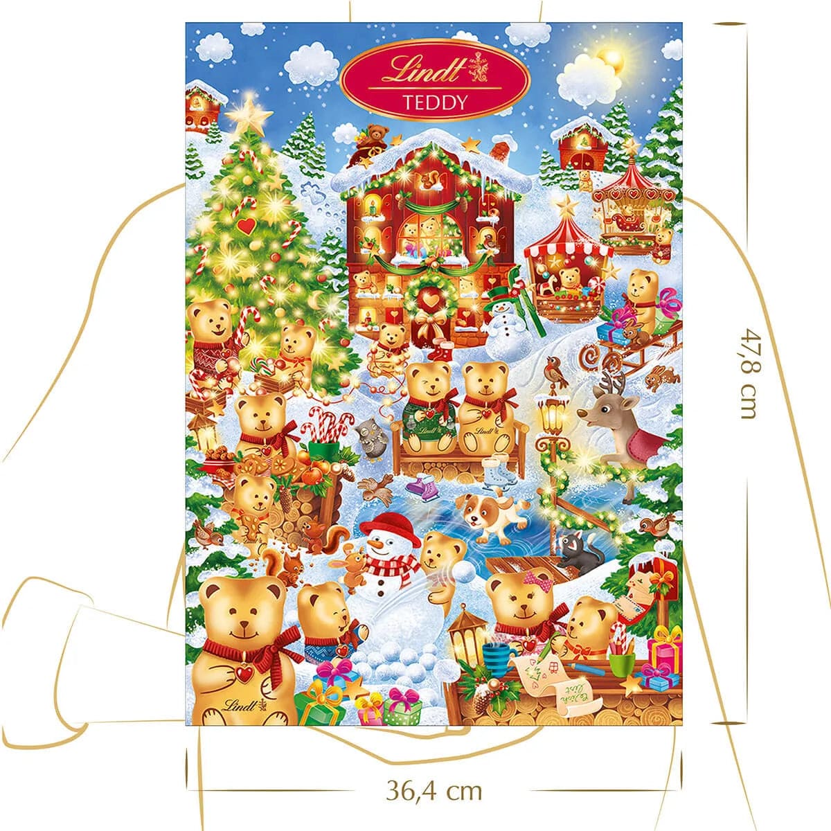 Lindt TEDDY Winter Wonderland Advent Calendar 170g