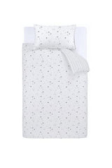 Little Bianca Grey Stars 100% Cotton Duvet Set