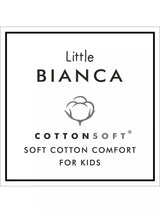 Little Bianca Grey Stars 100% Cotton Fitted Sheet