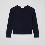 LK Bennett Lottie Midnight Plain Merino Fine Gauge Cardigan