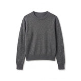 London Cashmere Company Maila Crew Neck Jumper In Super Grey