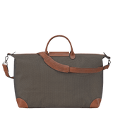 Longchamp Boxford XL Travel bag in Brown Recycled canvas
