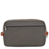Longchamp Boxford Toiletry Case Recycled Canvas in Brown