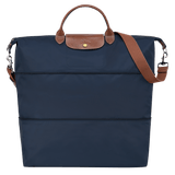 Longchamp Le Pliage Original Travel Bag Expandable Recycled Canvas in Navy