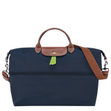 Longchamp Le Pliage Original Travel Bag Expandable Recycled Canvas in Navy