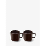 LSA Collective Coffee/Tea Cup 260ml, Set Of 2 In Mocha