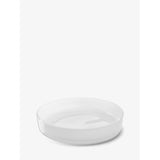 LSA Collective Low Glass Bowl dia:35cm In White