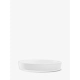 LSA Collective Low Glass Bowl dia:35cm In White