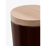 LSA Collective Pot & Ash Lid H8.5cm In Mocha