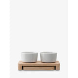 LSA Collective Serving Set L19.5cm In White