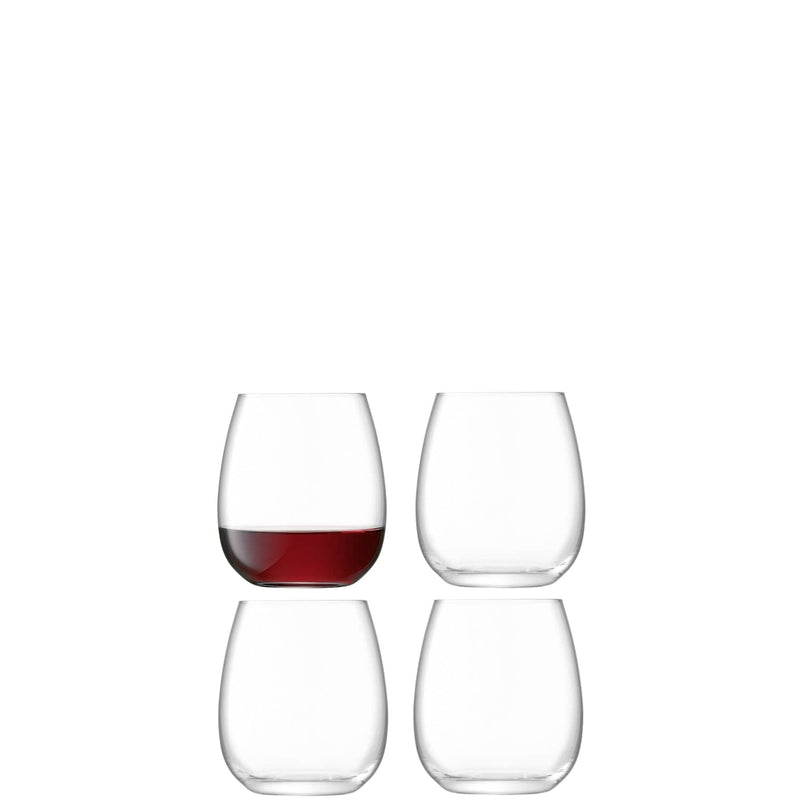 LSA International Borough Stemless Glasses Set Of 4