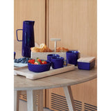 LSA Collective Butter Dish & Ash Lid In Cobalt - L14cm