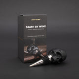 Luckies of London Death by Wine Skull Bottle Stop