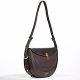 Luella Grey Angelina Multiway Shoulder Saddle Bag In Chocolate