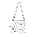 Luella Grey Angelina Multiway Shoulder Saddle Bag In Chocolate