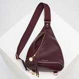 Luella Grey Darla Sling Crossbody In Black Cherry