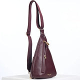 Luella Grey Darla Sling Crossbody In Black Cherry