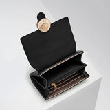 Luella Grey Letitia Croc Medium Purse In Black