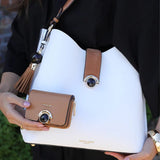 Luella Grey Andrea Hobo Tote In White