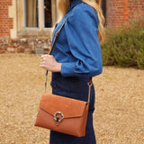 Luella Grey Anoushka Conker Crossbody in Brown