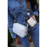 Luella Grey Betty Camera Crossbody In White